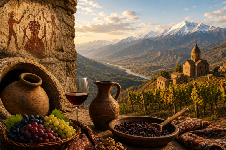 Origen del vino en el Cáucaso | Historia del vino en Georgia
